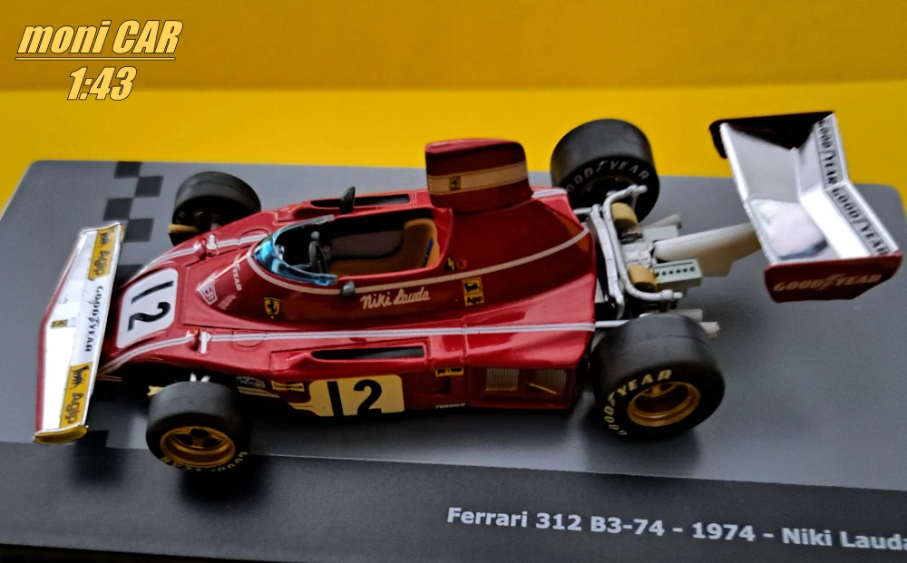 FERRARI 312 B3-74 No.12 - Niki Lauda 1974 (1:43) Altaya/IXO
