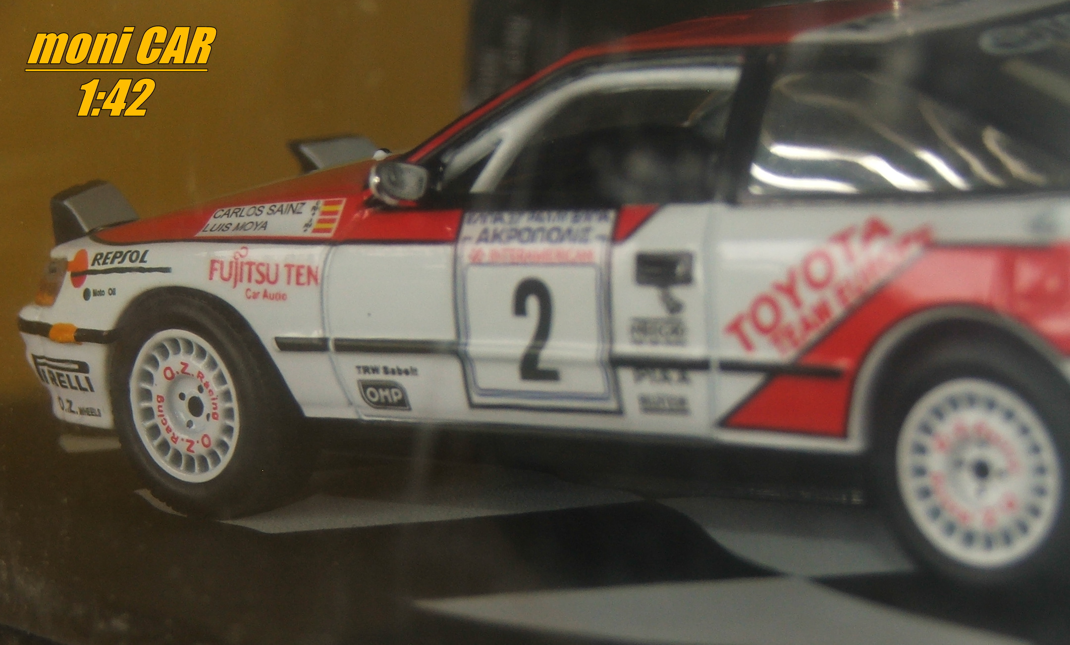 TOYOTA Celica GT-FOUR No.2 - Carlos Sainz - Luis Maya - Acropolis Rally 1990 (1:43) Altaya/IXO
