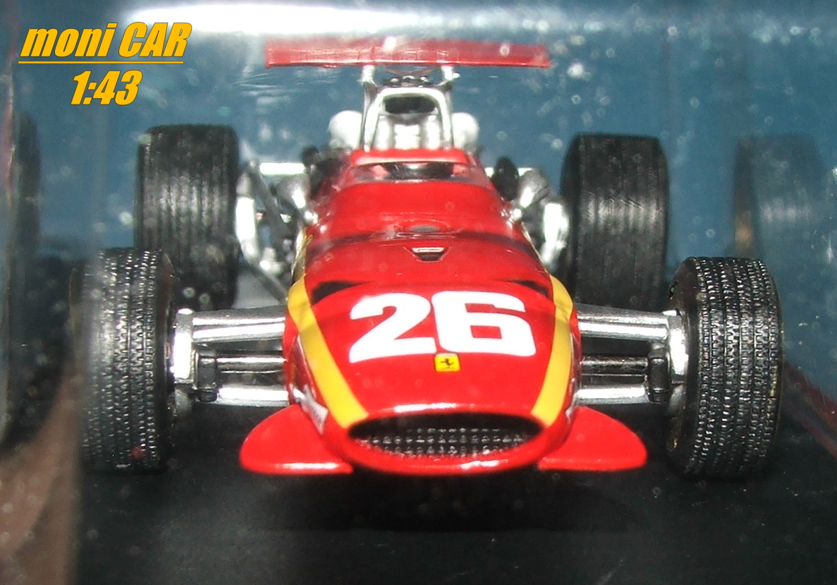 FERRARI 312 F1 No.26 Jacky Ickx - Winner France GP F1 - 1968 (1:43) Altaya/IXO