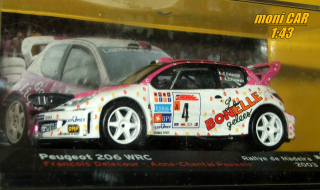 PEUGEOT 206 WRC No.4 NW F. Delecour- A-Ch Pauwels Rallye de Madeira 2003 (1:43) Altaya/IXO