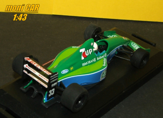JORDAN Ford COSWORTH 191 No.33 Andrea de Cesaris F1 1991 (1:43) ONYX