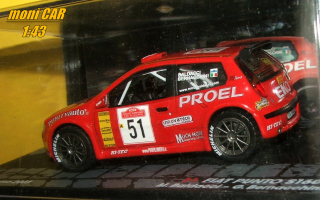 FIAT Punto S1600 No.51 - M. Baldacci - G. Bernacchini - Rally Sanremo 2003 (1:43) Altaya/IXO
