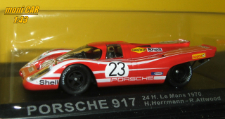 PORSCHE 917 No.23 H. Herrmann - R. Attwood Winner 24 H. Le Mans 1970 (1:43) Altaya/IXO