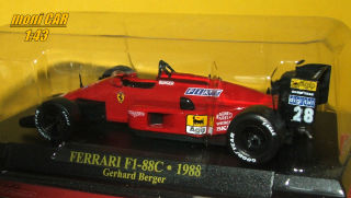 FERRARI F1-88C No.28 - Gerhard Berger F1 1988 (1:43) Altaya/IXO