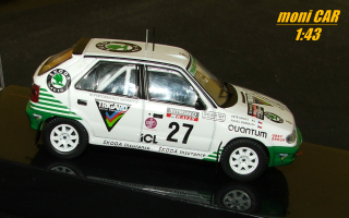 ŠKODA Felicia Kit Car No.27 - P. Sibera - P. Gross - RAC Rally 1995 (1:43) IXO