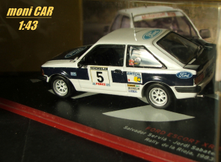 FORD Escort XR3i No.5 - Salvador Servia - Jordi Sabater - Rally de la Rioja 1983 (1:43) Altaya/IXO