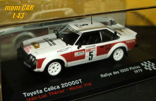 TOYOTA Celica 2000GT No.5 Jean-Luc Thérier - Michael Vial - Rallye des 1000 Pistas 1979 (1:43) Altaya/IXO