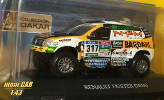 RENAULT Duster No.317 - Emiliano Spataro - Beniamin Lozada - Rally DAKAR 2016 (1:43) Altaya/IXO