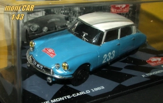 CITROEN DS 19 No.233 - P. Toivonen - A. Järvi Rallye Monte Carlo 19663 (1:63) Altaya/IXO