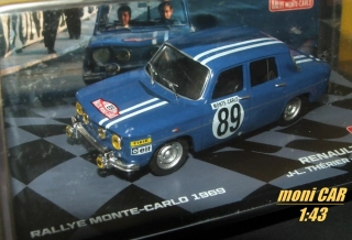 RENAULT 8 Gordini No.89 - J-L. Thérier - M. Callawaert - Rallye de Monte-Carlo 1969 (1:43) Altaya/IXO