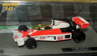 McLAREN M23 No.40 - Gilles Villeneuve - British GP 1977 (1:43) Altaza/IXO
