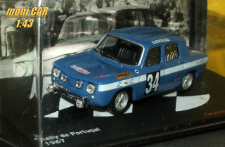 RENAULT 8 Gordini No.34 - Carpinteiro Albino - Silva Pereira - Rally de Portugal 1967 (1:43) Altaya/IXO