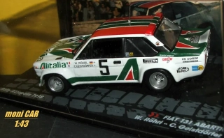 FIAT 131 Abarth No.5 - W. Rohrl - C. Geistgorfer - Rally Acropolis 1978 (1:43) Altay/IXO