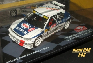PEUGEOT 306 MAXI No.1 - F. Delecour - H. Sauvage - Rallye Monte Carlo 1996 (1:43) Altaya/IXO