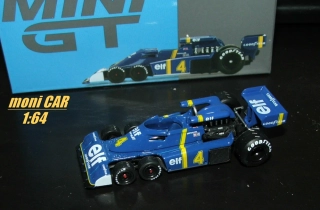 TYRRELL P34 No.4 - Patrick Depailler - GP Španielska 1976 (1:64) MINI GT