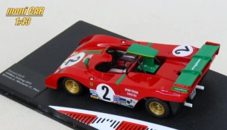 FERRARI 312 P  No.3 - A. Merzario - B. Redam - 1000 km Spa-Francorchamps 1972 (1:43) Altaya/IXO