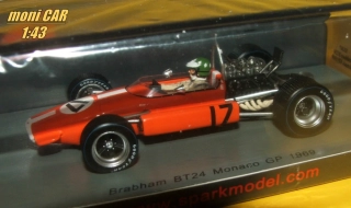 BRABHAM BT24 No.17 Silvio Moser - Monaco GP 1969 (1:43) SPARK