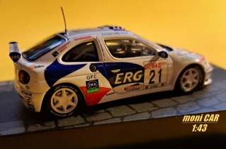 RENAULT Mégane Maxi No. 21 - Paolo Andreucci - Simona Fedeli - Rally Sanremo 1997 (1:43) Altaya/IXO