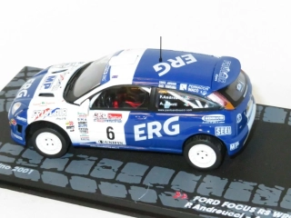 FORD Focus RS WRC No.6 - P. Andreucci - A Giusti - Rally San Marino 2001 (1:43) Altaya/iXO