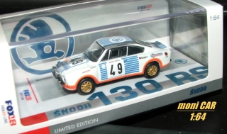 ŠKODA 130 RS No.49 - Václav Blahna - Lubislav Hlávka - Rally Monte Carlo 1977 (1:64) FOX18