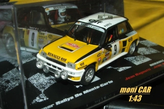 RENAULT 5 TURBO No.9 - Jean Ragnotti - Jean-Marc André - Winner Rallye De Monte-Carlo 1981 (1:43) Altaya/IXO