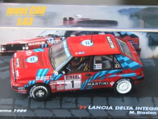 LANCIA DELTA INTEGRALE 16V Rally Sanremo 1989 - M. Biasion / T. Sivierc (1:43) Altaya/IXO