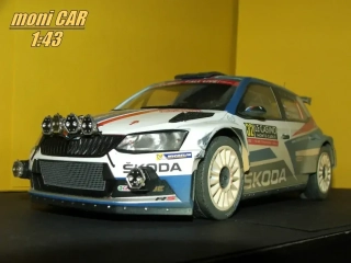 ŠKODA Fabia R5 No.32 J. Kopecký - P. Dresler - Rallye Monte Carlo 2018 Dirty Version (1:18) FOX18