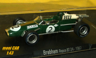 BRABHAM Repco BT24 No.2 - Dennis Hulme - WORLD CHAMPION 1967 (1:43) Atlas