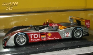 AUDI R10 TDI No.7 - Winner Le Mans 2008 No.2 R. Capello - T. Kristensen - A. McNisch (1:43) 